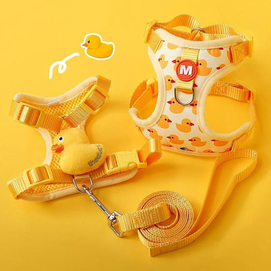Duck Harness & Leash Set – Bright, Breezy, and Built for Fun - Pet Bliss