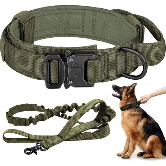 Tactical Dog Collar & Leash Set – Strength Meets Comfort - Pet Bliss